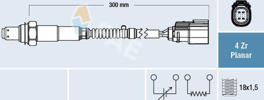 FAE 77782 - Sonda lambda autozon.pro