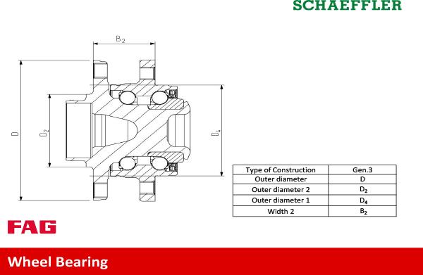 FAG 713 6139 80 - Kit cuscinetto ruota autozon.pro