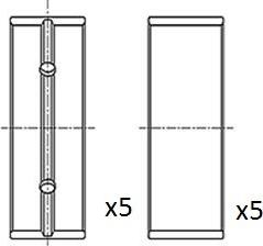 FAI AutoParts BM1045-025 - Cuscinetto albero a gomiti autozon.pro