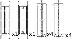 FAI AutoParts BM1040-025 - Cuscinetto albero a gomiti autozon.pro