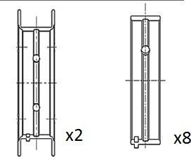 FAI AutoParts BM1053-025 - Cuscinetto albero a gomiti autozon.pro