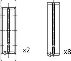 FAI AutoParts BM1065-025 - Cuscinetto albero a gomiti autozon.pro