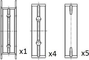 FAI AutoParts BM1030-025 - Cuscinetto albero a gomiti autozon.pro