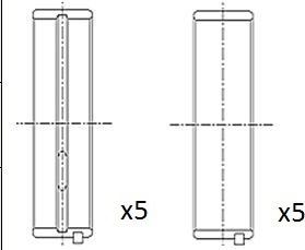 FAI AutoParts BM1028-025 - Cuscinetto albero a gomiti autozon.pro