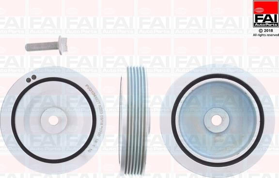 FAI AutoParts FVD1041K - Puleggia cinghia, Albero a gomiti autozon.pro