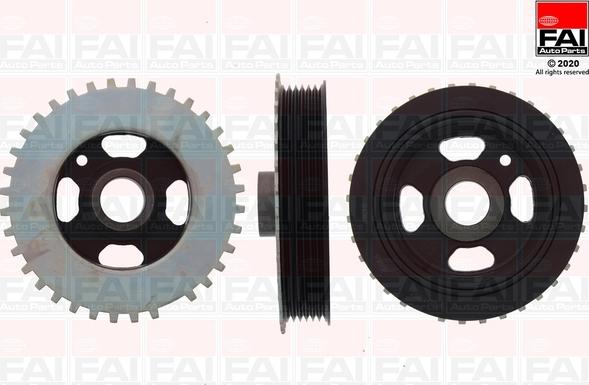 FAI AutoParts FVD1057 - Puleggia cinghia, Albero a gomiti autozon.pro