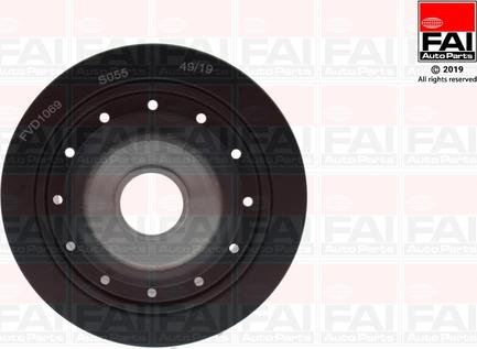 FAI AutoParts FVD1069 - Puleggia cinghia, Albero a gomiti autozon.pro