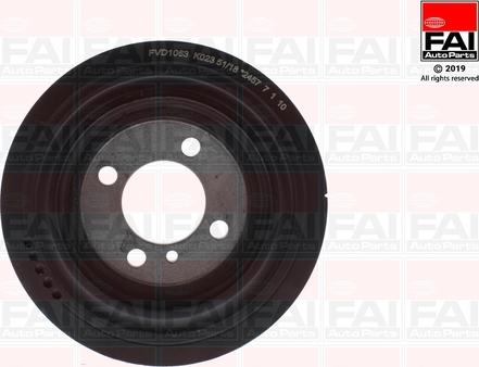 FAI AutoParts FVD1063 - Puleggia cinghia, Albero a gomiti autozon.pro