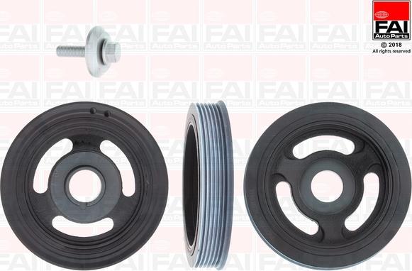 FAI AutoParts FVD1008K - Puleggia cinghia, Albero a gomiti autozon.pro