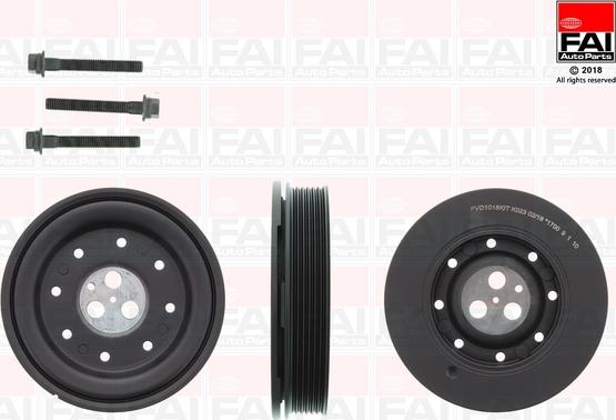 FAI AutoParts FVD1018K - Puleggia cinghia, Albero a gomiti autozon.pro