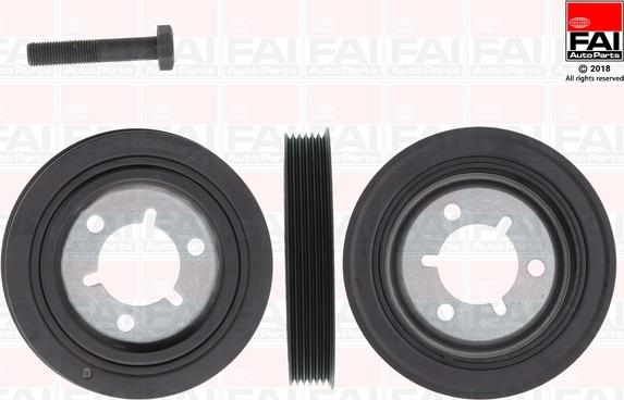 FAI AutoParts FVD1012K - Puleggia cinghia, Albero a gomiti autozon.pro