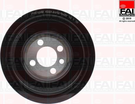 FAI AutoParts FVD1089 - Puleggia cinghia, Albero a gomiti autozon.pro