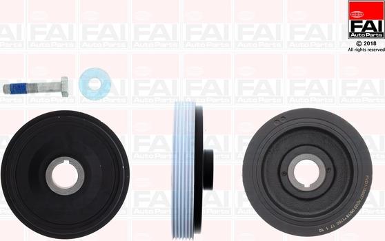 FAI AutoParts FVD1038K - Puleggia cinghia, Albero a gomiti autozon.pro