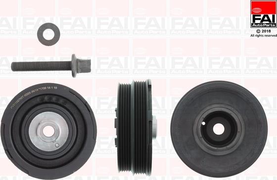 FAI AutoParts FVD1027K - Puleggia cinghia, Albero a gomiti autozon.pro