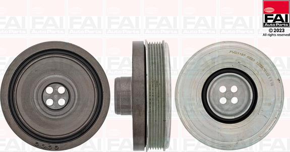 FAI AutoParts FVD1187 - Puleggia cinghia, Albero a gomiti autozon.pro