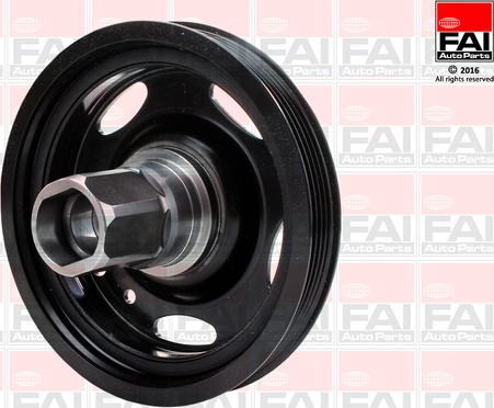 FAI AutoParts FVD1237 - Puleggia cinghia, Albero a gomiti autozon.pro