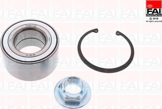 FAI AutoParts FWBK1035 - Kit cuscinetto ruota autozon.pro