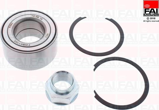 FAI AutoParts FWBK1103 - Kit cuscinetto ruota autozon.pro