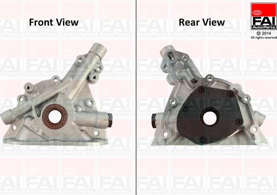 FAI AutoParts OP164 - Pompa olio autozon.pro