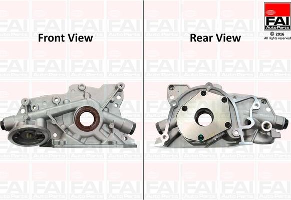 FAI AutoParts OP165 - Pompa olio autozon.pro