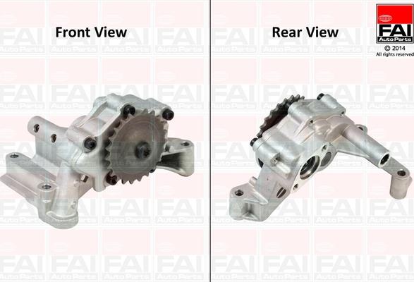 FAI AutoParts OP309 - Pompa olio autozon.pro