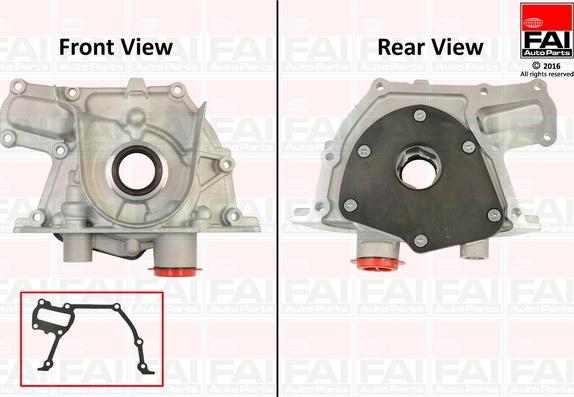 FAI AutoParts OP317 - Pompa olio autozon.pro