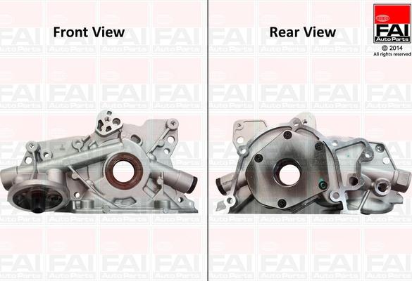 FAI AutoParts OP206 - Pompa olio autozon.pro