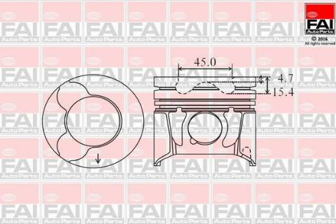 FAI AutoParts PK6-060 - Pistone autozon.pro