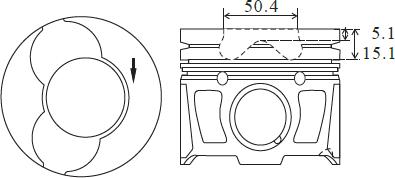 FAI AutoParts PK25-000 - Pistone autozon.pro