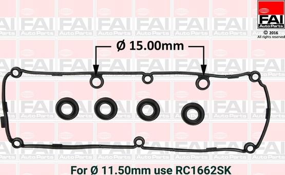 FAI AutoParts RC1663SK - Guarnizione, Copritestata autozon.pro