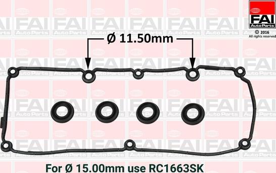 FAI AutoParts RC1662SK - Guarnizione, Copritestata autozon.pro