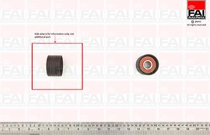 FAI AutoParts T9512 - Galoppino / Guidacinghia, Cinghia dentata autozon.pro