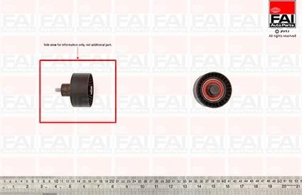 FAI AutoParts T9350 - Galoppino / Guidacinghia, Cinghia dentata autozon.pro