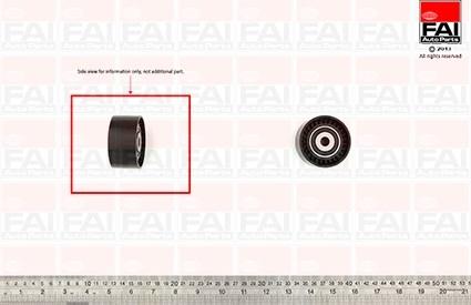 FAI AutoParts T9387 - Galoppino / Guidacinghia, Cinghia dentata autozon.pro