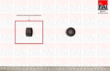 FAI AutoParts T9255 - Galoppino / Guidacinghia, Cinghia dentata autozon.pro