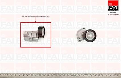 FAI AutoParts T1007 - Braccio tenditore, Cinghia trapezoidale autozon.pro