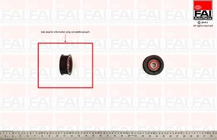 FAI AutoParts T1032 - Galoppino / Guidacinghia, Cinghia Poly-V autozon.pro