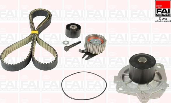 FAI AutoParts TBK493-6228 - Pompa acqua + Kit cinghie dentate autozon.pro