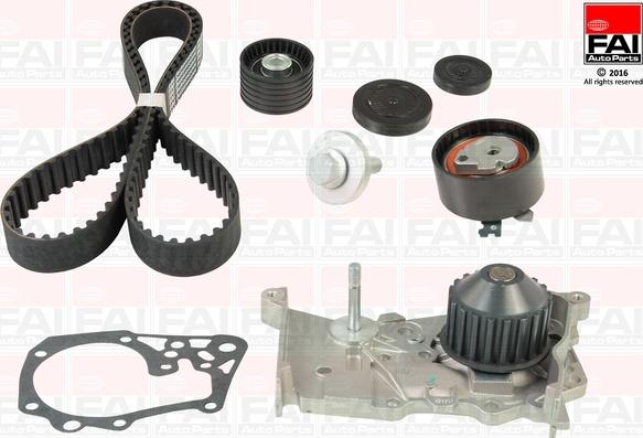 FAI AutoParts TBK460-6609 - Pompa acqua + Kit cinghie dentate autozon.pro