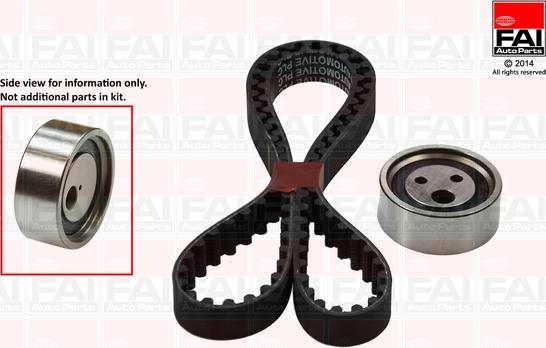 FAI AutoParts TBK484 - Kit cinghie dentate autozon.pro