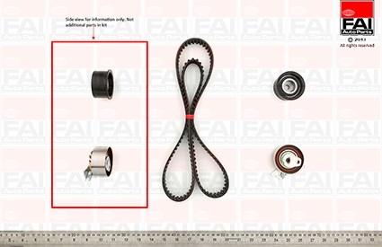 FAI AutoParts TBK435 - Kit cinghie dentate autozon.pro