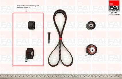 FAI AutoParts TBK433 - Kit cinghie dentate autozon.pro