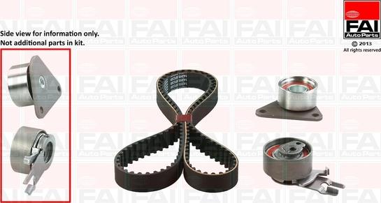 FAI AutoParts TBK478 - Kit cinghie dentate autozon.pro