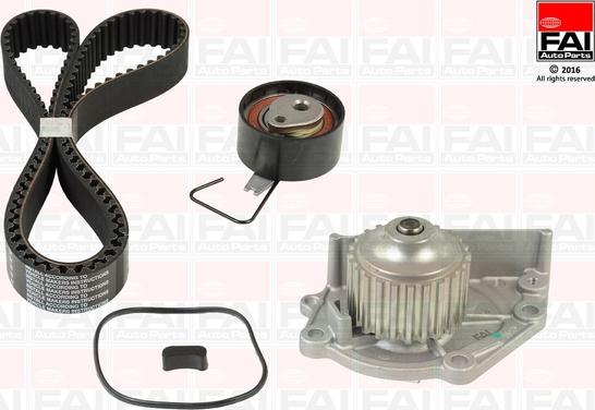 FAI AutoParts TBK155-2743 - Pompa acqua + Kit cinghie dentate autozon.pro