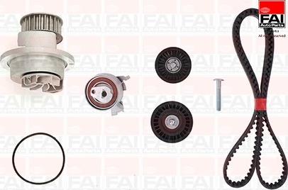 FAI AutoParts TBK156-6241 - Pompa acqua + Kit cinghie dentate autozon.pro