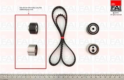 FAI AutoParts TBK110 - Kit cinghie dentate autozon.pro