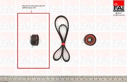 FAI AutoParts TBK137 - Kit cinghie dentate autozon.pro