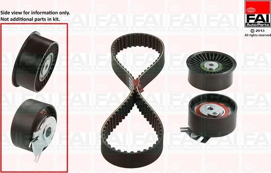 FAI AutoParts TBK341 - Kit cinghie dentate autozon.pro