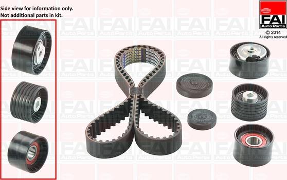 FAI AutoParts TBK352 - Kit cinghie dentate autozon.pro