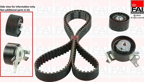 FAI AutoParts TBK369 - Kit cinghie dentate autozon.pro